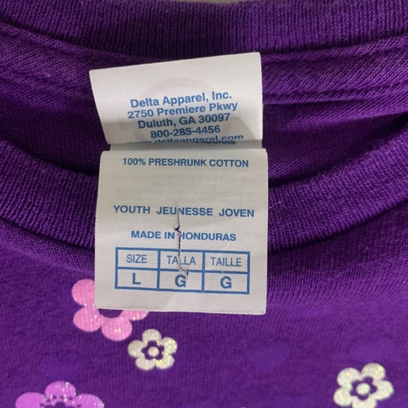 Delta Pro Weight Purple Welcome to Fabulous Las Vegas Short Sleeve T Shirt Sz L - Picture 6 of 8